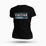 Majica HNK Vukovar 1991 BLUE LINE - crna