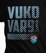 Majica HNK Vukovar 1991 STRIPES - crna - Slika 2