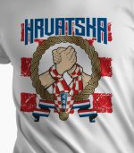 Majica Hrvatska BROTHERS - bijela - Slika 2