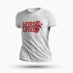 Majica Hrvatska LOUD bijela