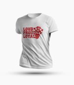 Majica Hrvatska LOUD bijela