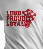 Majica Hrvatska LOUD bijela - Slika 2