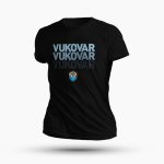 Majica HNK Vukovar 1991 DOTS - crna