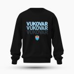 Hoodie bez kapuljače HNK Vukovar 1991 DOTS crna