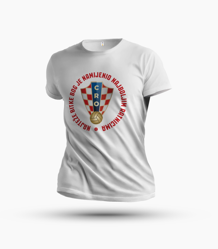 hrvatska-cro-logo-01 Majica Hrvatska CRO LOGO bijela - Slika 1