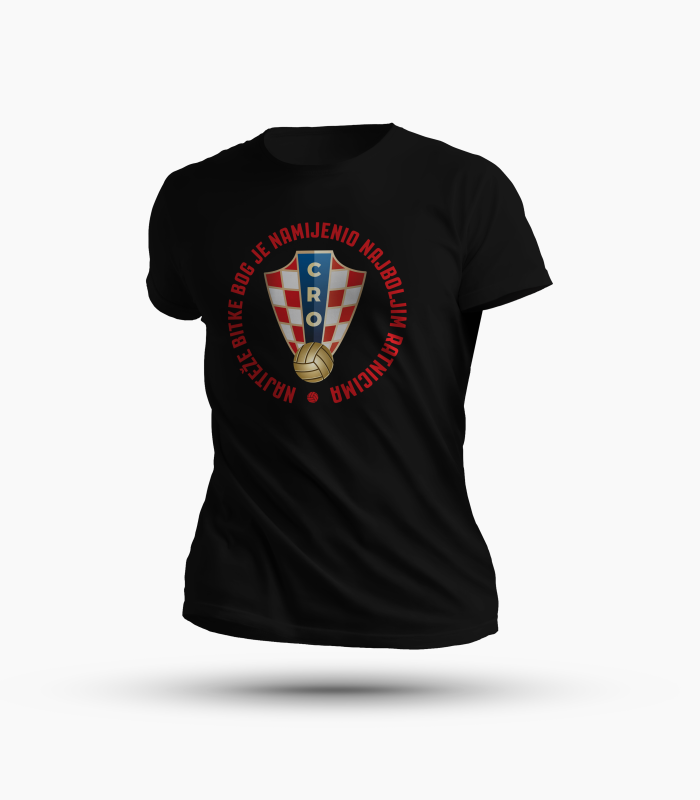 hrvatska-cro-logo-crna-01 Majica Hrvatska CRO LOGO crna - Slika 1