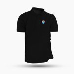 Majica Polo HNK Vukovar 1991 logo - crna